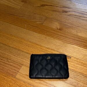 Banana Republic Black Quilted Women's change purse